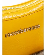 ROCCOBAROCCO FRINGES Bolso de hombro con flecos amarillo - Bolsos Mujer - 4