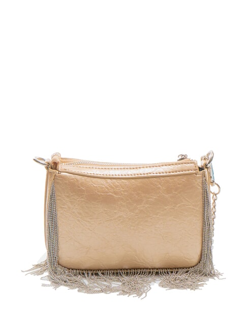 FRINGES Bolso de hombro con flecos oro - Bolsos Mujer