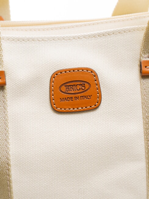 SORRENTO LUDOVICA Bolso de lona para la compra CREMA - Bolsos Mujer