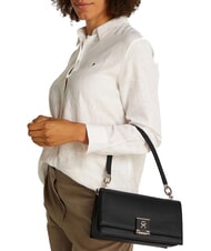 TOMMY HILFIGER TH HERITAGE Bolso de hombro, con correa para el hombro negro - Bolsos Mujer - 5