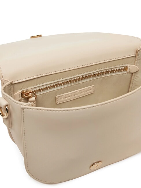 TH LOGOTAPE SADDLE Mini bolso de hombro Ca&ntilde;a de az&uacute;car - Bolsos Mujer