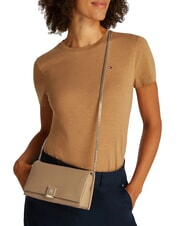 TOMMY HILFIGER TH HERITAGE Bolso de hombro lienzo de safari - Bolsos Mujer - 4