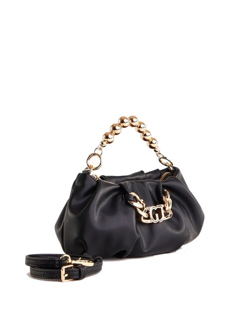 DEYRA Bolso de mano con cadena de metal NEGRO - Bolsos Mujer