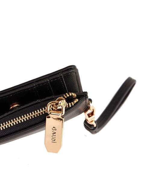 DELFY Tarjetero con pulsera NEGRO - Carteras Mujer