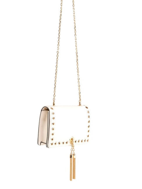 DIVA Bolso de hombro con tachuelas blanco - Bolsos Mujer