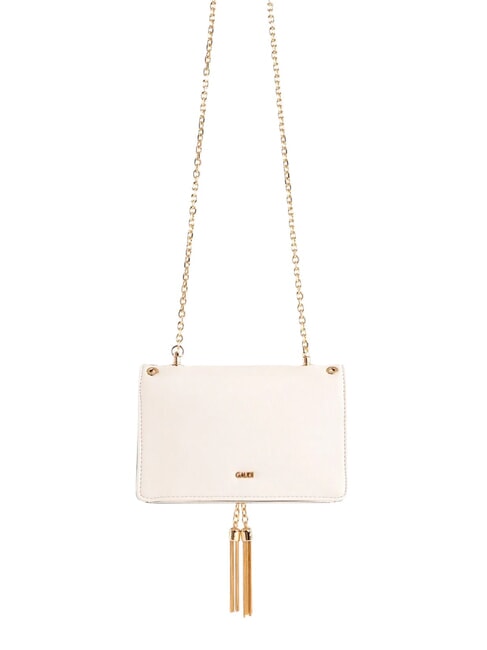 DIVA Bolso de hombro con tachuelas blanco - Bolsos Mujer