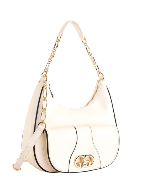 DIANA Bolso hobo con bolsillo y bandolera blanco - Bolsos Mujer