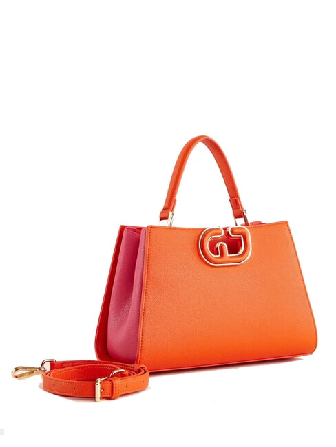 DEMY S Bolso pequeño con bloques de color naranja - Bolsos Mujer