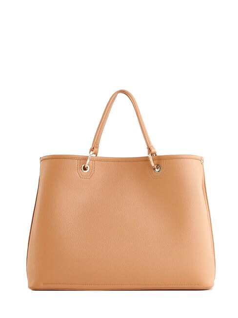 BEA SUMMER Bolso de mano con bandolera de piel animal arena - Bolsos Mujer