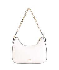 GAUDÌ DORIS Bolso de hombro con logotipos de metal. blanco - Bolsos Mujer - 3
