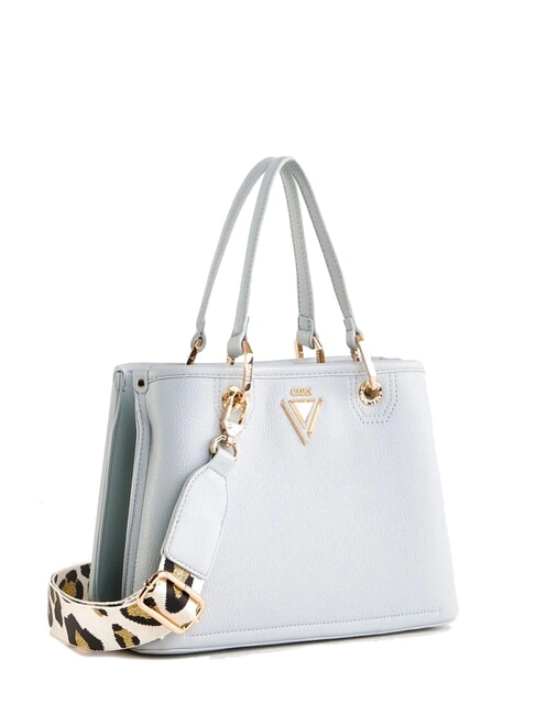 BEA SUMMER S Bolso pequeño con bandolera de piel animal azul - Bolsos Mujer