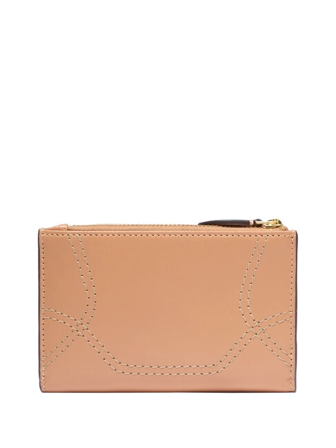 GIORGIA Cartera de cuero mazap&aacute;n abb. oro - Carteras Mujer