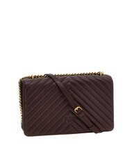 PINKO CLASSIC LOVE ONE Bolso de napa Uvas Catawba - Oro antiguo - Bolsos Mujer - 2