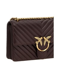 PINKO CLASSIC LOVE ONE Bolso de napa Uvas Catawba - Oro antiguo - Bolsos Mujer - 3