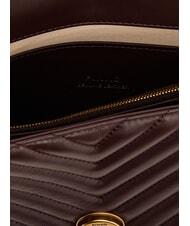 PINKO CLASSIC LOVE ONE Bolso de napa Uvas Catawba - Oro antiguo - Bolsos Mujer - 4