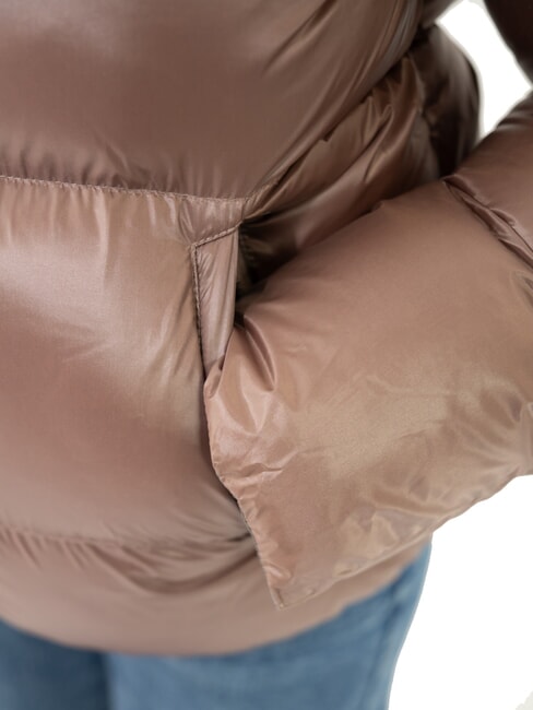 FRIENDLY Chaqueta de plumas con capucha de piel medieval - acero oscuro - Chaquetas de beb&eacute;