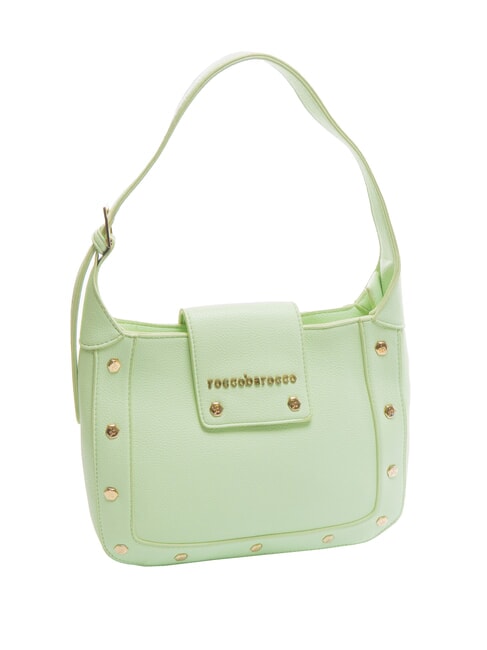 GRACE Bolso de hombro con tachuelas verde - Bolsos Mujer