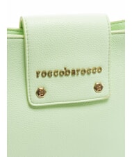 ROCCOBAROCCO GRACE Bolso de hombro con tachuelas verde - Bolsos Mujer - 3