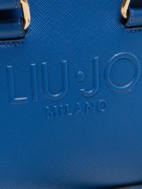 HALONA Bolso tote peque&ntilde;o hecho a mano polvo azul - Bolsos Mujer