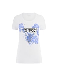 GUESS SS CN FLOWER Camiseta de manga corta purwhite - camiseta - 4