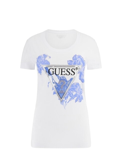 SS CN FLOWER Camiseta de manga corta purwhite - camiseta