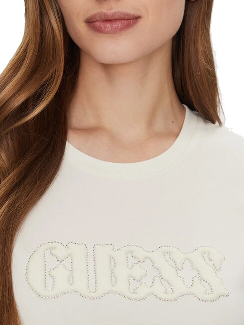 SS PONY HAIR R5 Camiseta de algodón cremwhi - camiseta