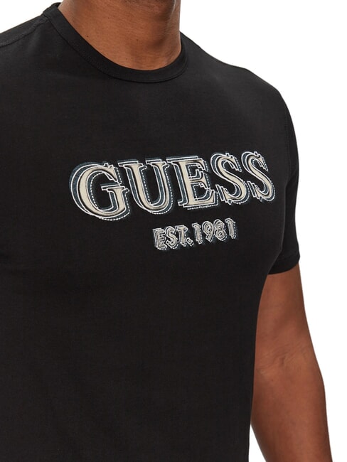 SS CN LOGO Camiseta de algodón jetbla - camiseta