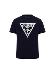 GUESS SS CN TRIANGLE Camiseta de algodón smartblue - camiseta - 4