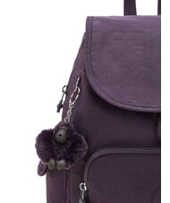 KIPLING CITY PACK S Mochila ciruela suprema - Bolsos Mujer - 4