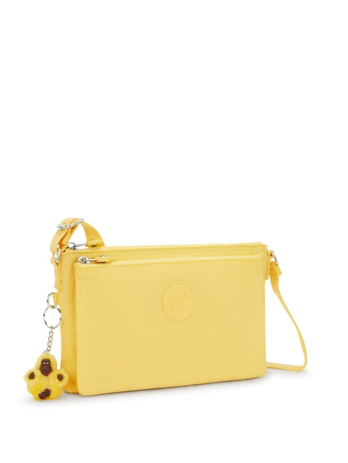 MIKAELA Bolso bandolera pequeño sol mantecoso - Bolsos Mujer