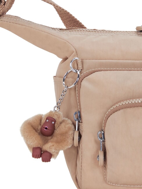 ERICA S Bolso bandolera pequeño arena arcillosa clara - Bolsos Mujer