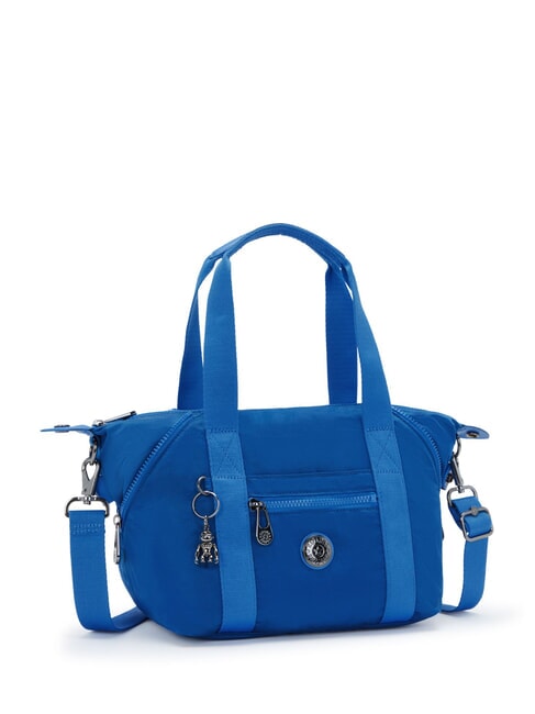 ART MINI bolso mini azul satinado - Bolsos Mujer