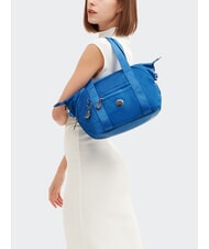 KIPLING ART MINI bolso mini azul satinado - Bolsos Mujer - 7