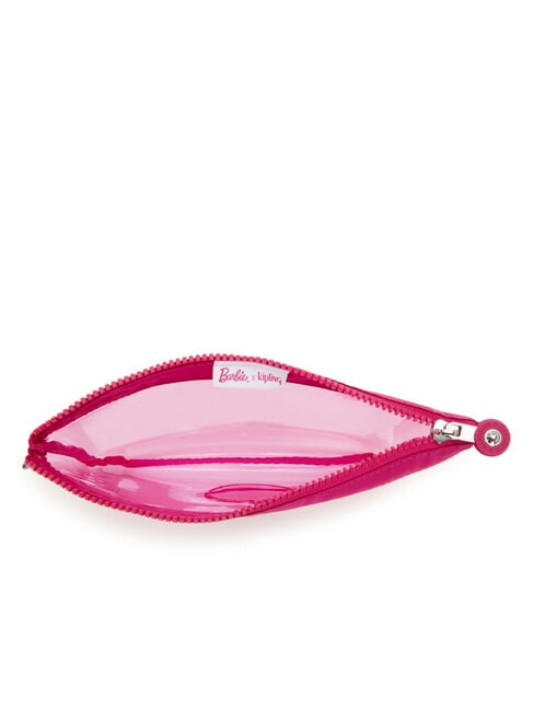 DUO POUCH L X BARBIE Dos bolsas con cremallera rosa fuerte transparente - Bolsas y accesorios  niños
