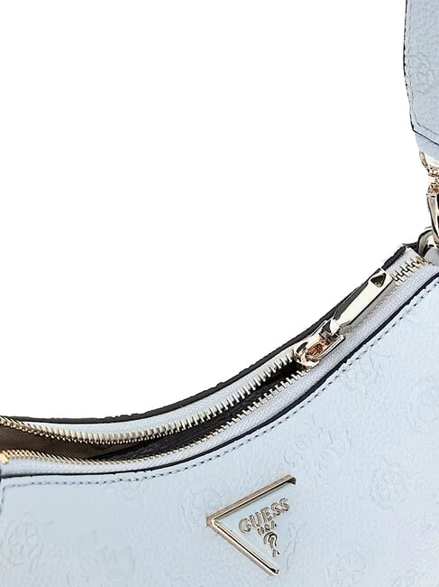 CRESIDIA Bolso de hombro con logo en relieve azul pálido - Bolsos Mujer