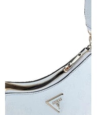 GUESS CRESIDIA Bolso de hombro con logo en relieve azul pálido - Bolsos Mujer - 3