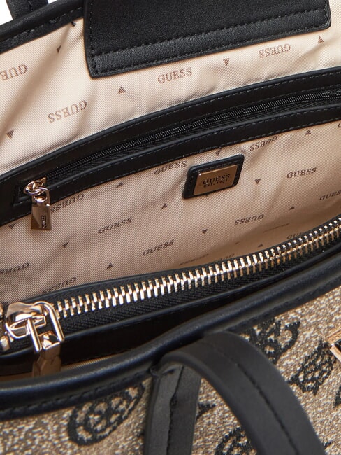 BEYZA  Bolso de hombro logotipo negro - Bolsos Mujer