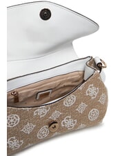 GUESS BEYZA  Bolso de hombro logotipo blanco - Bolsos Mujer - 4