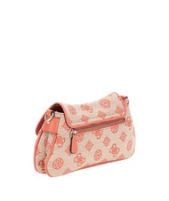 GUESS BEYZA  Bolso de hombro logotipo rojo coral - Bolsos Mujer - 2