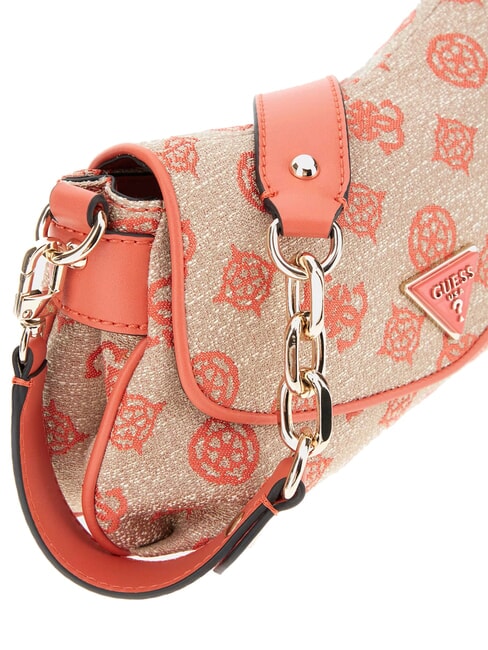 BEYZA  Bolso de hombro logotipo rojo coral - Bolsos Mujer