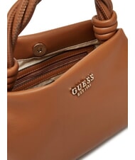 GUESS SANSA Mini bolso de mano, con correa para el hombro COGNAC - Bolsos Mujer - 3