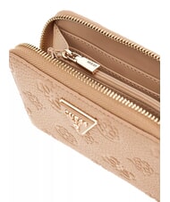 GUESS CRESIDIA  Cartera mediana con cremallera BEIGE - Carteras Mujer - 2