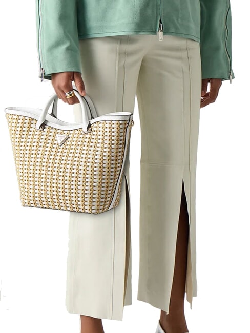 ATALIA  Bolso de mano, con bandolera blanco natural - Bolsos Mujer