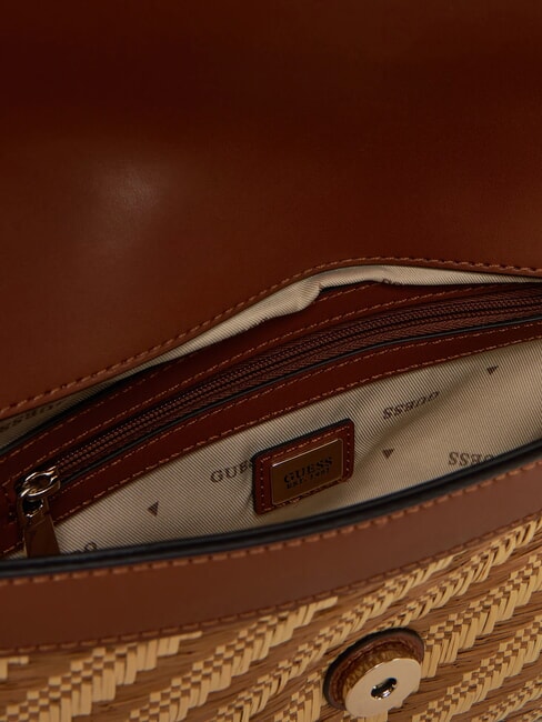 SIMONA  Bolso de hombro natural / coñac - Bolsos Mujer