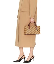 GUESS SIMONA  Bolso de mano, con bandolera natural / coñac - Bolsos Mujer - 4