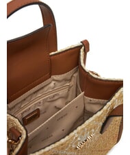 GUESS SILVANA Mini bolso de mano, con correa para el hombro coñac / aceitunas - Bolsos Mujer - 4