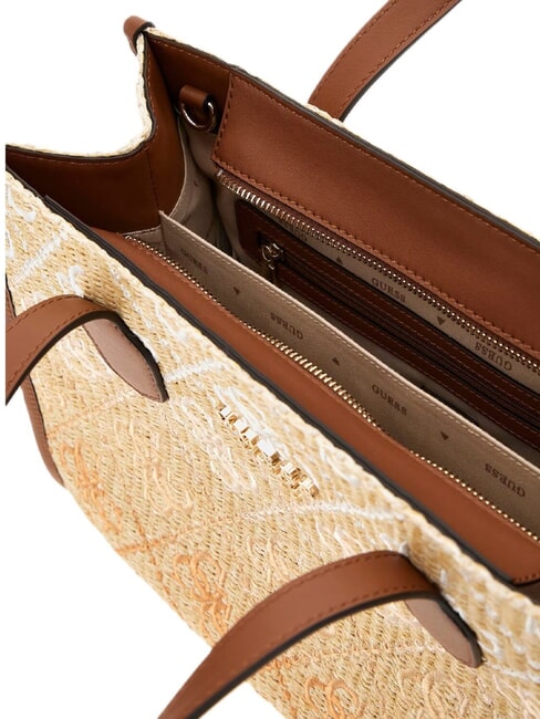 SILVANA Bolso de hombro coñac / aceitunas - Bolsos Mujer