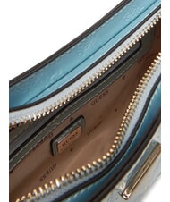GUESS ARNELA  Bolso de hombro logotipo azul pálido - Bolsos Mujer - 4