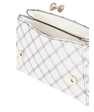 GUESS CRUISE  Mini bolso de hombro / bolso bandolera blanco/azul marino - Bolsos Mujer - 3