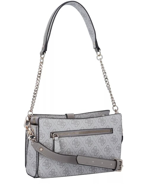 ZAMIRA  Bolso de hombro, con correa para el hombro logotipo de color topo oscuro - Bolsos Mujer